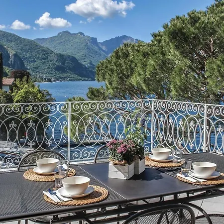 Perched Above The Gleaming Waters Of Lake Como With Modern Comforts